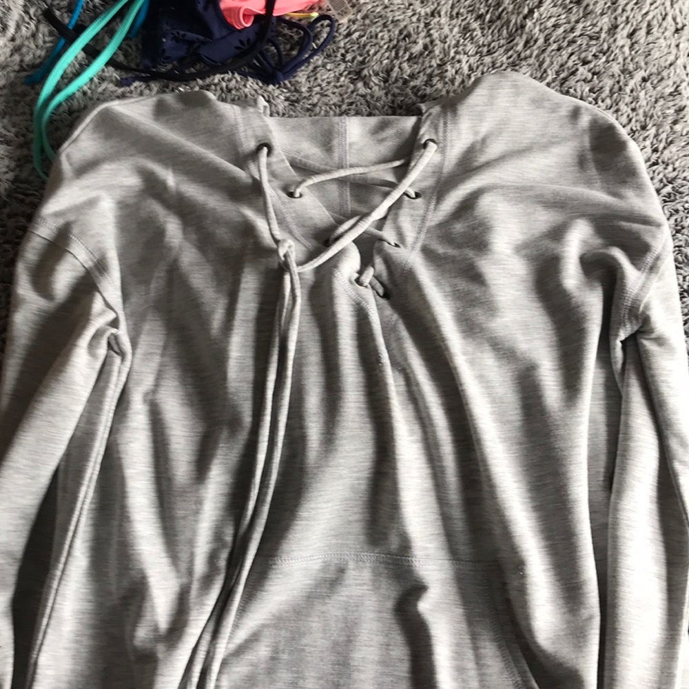 Lace sweatshirt